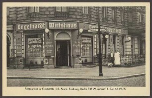 Ansichtskarte „Restaurant u. Gaststätte“, Jahnstraße