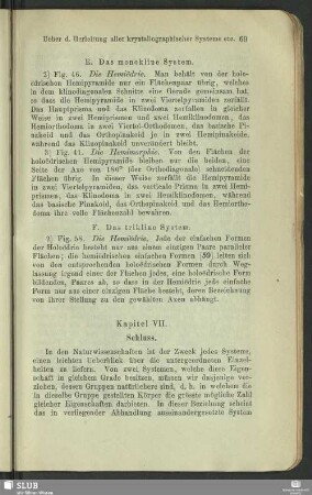 Kapitel VII. Schluss
