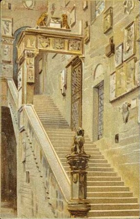 Firenze – Scala del Bargello.