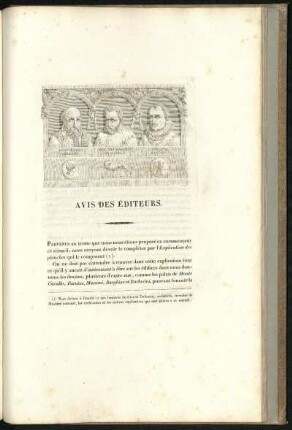 Avis des éditeurs