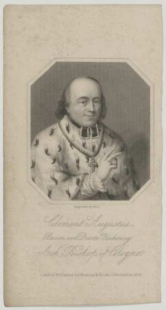 Bildnis des Clement Augustus von Droste Vischering