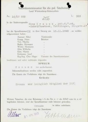 Krauss, Hans