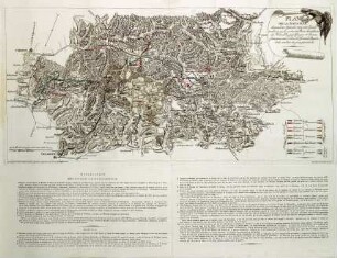 WHK 32 Krieg mit Frankreich 1792-1805: Plan der Schlacht bei Kaiserslautern zwischen Alliierten und den Franzosen mit den vorhergehenden Kämpfen, 20. September 1794