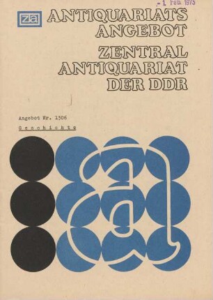 Nr. 1306: Geschichte