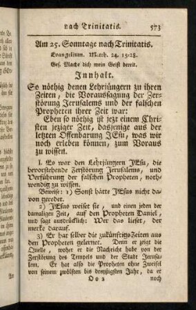 573-584, Am 25. Sonntage nach Trinitatis.