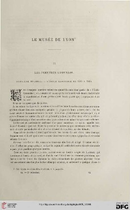 2. Pér. 11.1875: Le musée de Lyon, [2] : les peintres lyonnais