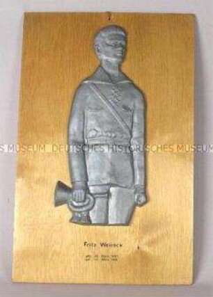 Wandbild des "Kleinen Trompeters"