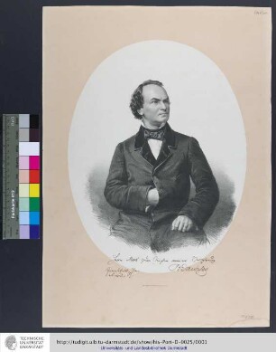 Bogumil Dawison / Lith. u. gedr. bei Fr. Hanfstaengl