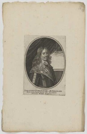 Bildnis des Iohannes Christopohr a Koenigsmark