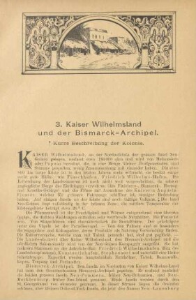 3. Kaiser Wilhelmsland und der Bismarck-Archipel