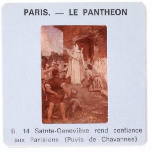 Puvis de Chavannes, Sainte Geneviève gibt den Parisern ihr Vertrauen zurück