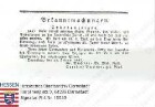 Büchner, Georg, Dr. phil. (1813-1837) / Anzeige der Familie Büchner in der Großherzoglich Hessischen Zeitung zum Tod von Georg Büchner