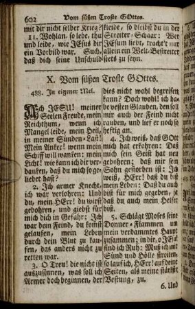 X. Vom süßen Troste Gottes.