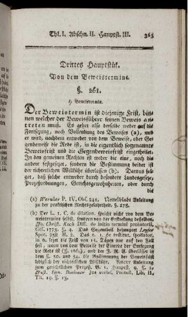 Drittes Hauptstück.