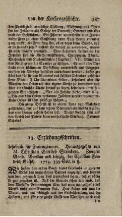 Lehrbuch für Frauenzimmer. Bd.2.