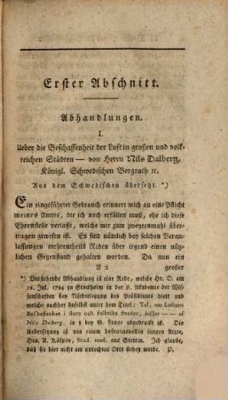 Repertorium für die öffentliche und gerichtliche Arzeneywissenschaft, Erster Band