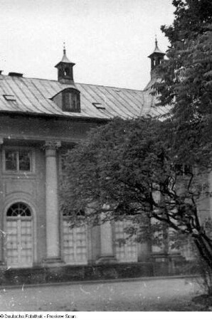 Dresden-Pillnitz. Schloss Pillnitz. Bergpalais (1723/1724). Seitlicher Anbau