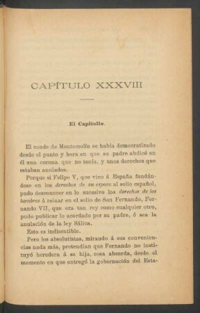 Capítulo XXXVIII - El Capitolio.