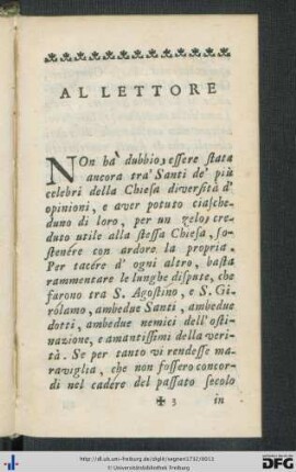 Al Lettore.