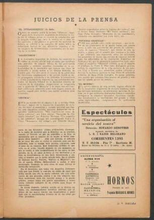Juicios de la prensa