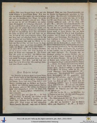 Der Schein trügt.