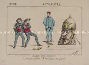 Actualités (53). Essayez votre adresse - Karikatur auf Wilhelm I.
