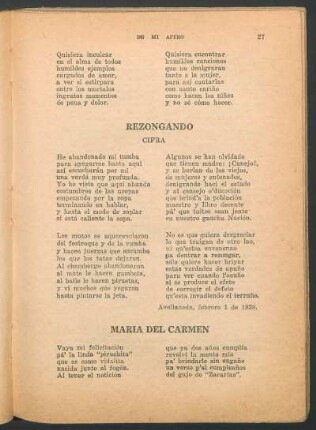 María del Carmen
