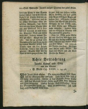 Achte Betrachtung Jacobs Kampf und Sieg aus den Worten ...