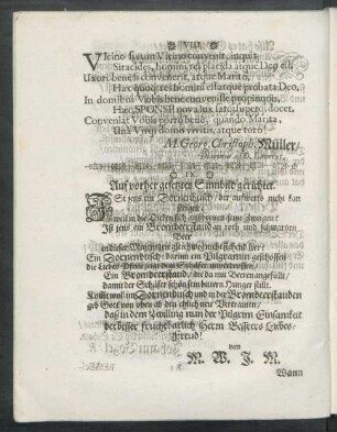 IX. Auf vorher gesetztes Sinnbild gerichtet.