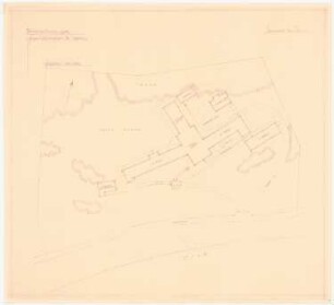 Jugenderholungsheim für Schlesien Schinkelwettbewerb 1943: Lageplan 1:500