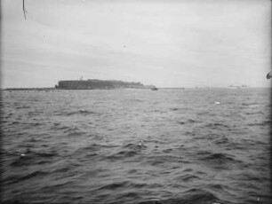 Helgoland : Blick aus der Deutschen Bucht nach Helgoland