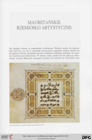Mauretańskie rzemiosło artystyczne