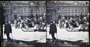 Paris. Straßenszene vor dem Gare Saint-Lazare
