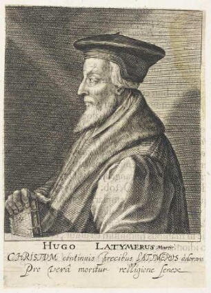 Bildnis des Bischofs von Worcester Hugh Latimer