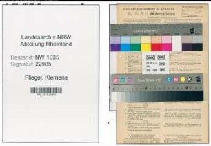 Entnazifizierung Klemens Fliegel , geb. 19.04.1882 (Bergrevierinspektor)