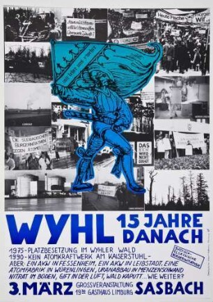 Plakat: "Wyhl - 15 Jahre danach"