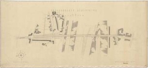 Fick, Roderich; Regensburg (Bayern); Neue Donaubrücke und Regenbrücke - Lageplan