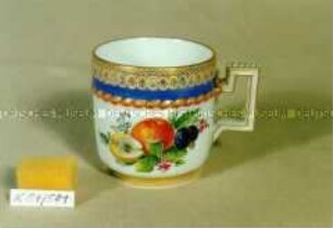 Tasse, Dekor Blaues Band