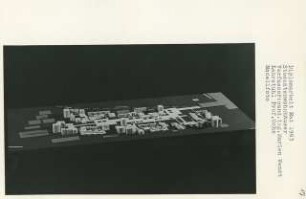 Studentenwohnhäuser, Berlin-Dahlem (Diplomarbeit bei Karl Wilhelm Ochs): Modellfoto