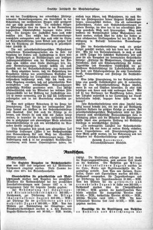 Soziale Ausgaben im Reichshaushaltsplan, 1927 [Allgemeines]