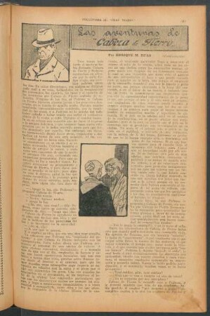 Las aventuras de "Cabeza de Fierro" : Folletines de "Fray Mocho" - (Continuación)