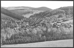 Kipsdorf. Blick auf Kipsdorf-Bärenfels