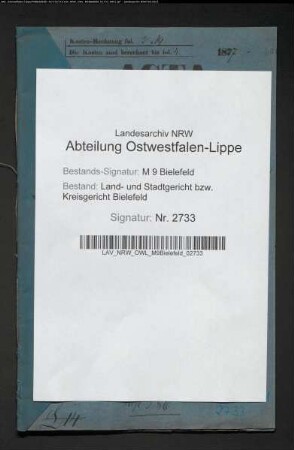 Erblasser: Lüning, Hermann; Erblasser: Lüning, Maria Elisabeth Franziska, geb. Herm aufn Reiling: Testament