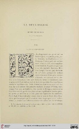 3. Pér. 1.1889: La Renaissance au Musée de Berlin, 7, L'école ombrienne