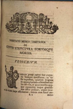 Dissertatio Inavgvralis Medico-Chirurgica De Genvvm Strvctvra, Eorvmque Morbis