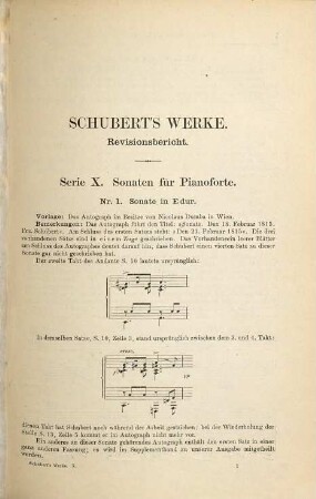 Franz Schuberts Werke, [22,3]. Bd. 3, Zu Serie X / hrsg. von Julius Epstein u. Eusebius Mandyczewski. - 1893. - 43 S.