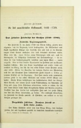 Zweiter Zeitraum Die Zeit unumschränkter Fürstenmacht, 1648-1789