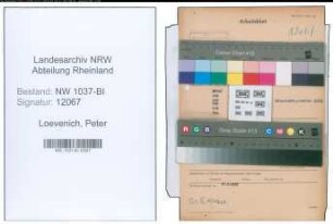 Entnazifizierung Peter Loevenich , geb. 25.05.1908 (Verw.Angestellter)