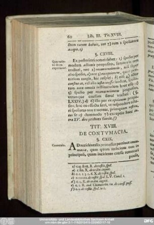 Tit. XVIII. De Contumacia.