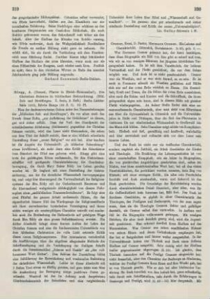320-322 [Rezension] Cremer, Ernst, Hermann Cremer